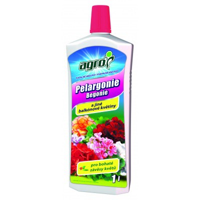 Agro tekuté hnojivo pro Pelargonie 1l | Chemické výrobky - Hnojiva, pěst.substráty a krmiva Agro tekuté hnojivo pro Pelargonie 1l | Chemické výrobky - Hnojiva, pěst.substráty a krmiva
